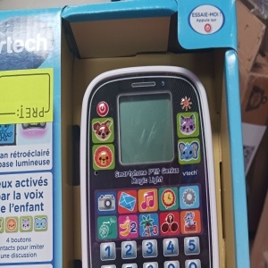 Telefon interactiv pentru copii Vtech SMARTPHONE GENIUS MAGIC LIGHT, multicolor, plastic, +2 ani, Resigilat, Grad A - Img 2