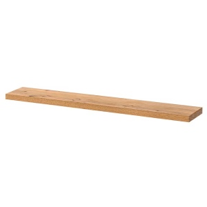 Tenabo raft perete 90x20x3 cm, MDF furnirut, stejar - Verificat A · Re-Bloom - Img 1