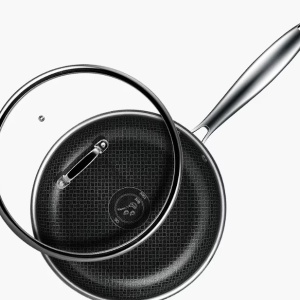 Tigaie adanca cu capac Amercook Aristo Pro, 30 cm Inductie, Resigilat, Grad A