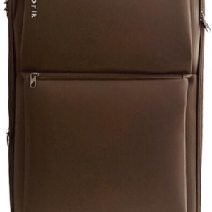Troler Textil, Rorik® Destination, 28 inch, 97 L, Mare/L 80x47x28 cm, valiza fermoar cifru antifurt, roti 360°, geamantan maner telescopic, troller expandabil, Maro, Resigilat, Grad A - Img 1