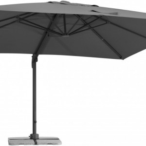 Umbrela de soare Rhodos Grande, gri antracit, 300 x 400 cm - Img 3