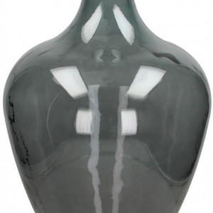 Vaza din sticlă, gri, 40 x 65 cm - Img 2