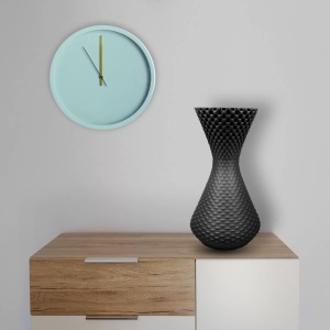 Vaza Ornamentala Tagwerk Flechtwerk 350 mm 3D Print Grafit