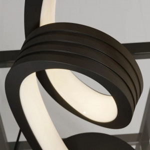 Veioza Bronwyn, LED, metal/silicon, antracit/alb, 18 x 20 x 51 cm - Img 6