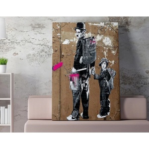 Wallxpert tablou decorativ canvas, 70x100 cm, 50% bumbac/50% poliester, imprimare digitala, cadru lemn 2x3 cm, multicolor - Verificat A · Re-Bloom - Img 4