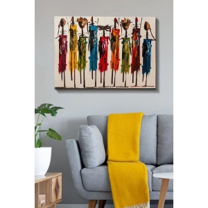 Wallxpert tablou decorativ canvas, 70x100 cm, panza 100%, cadru lemn 100% grosime 3 cm, multicolor - Verificat A · Re-Bloom - Img 2