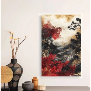 Wallxpert tablou decorativ canvas, 70x100 cm, panza 100% grosime 3mm, rama lemn pin 100%, multicolor - Verificat A · Re-Bloom - Img 4
