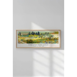 Wallxpert tablou decorativ inramat, 50x120 cm, MDF 2.7mm, cadru lemn masiv 2 cm, imprimare digitala, format panoramic, multicolor - Verificat A · Re-Bloom