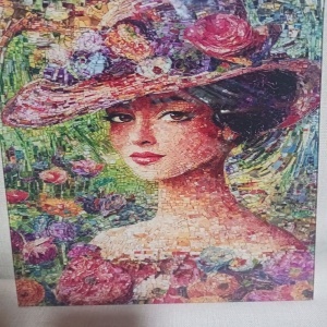 Wallxpert tablou din sticla securizata 30x40 cm, sticla calita 4mm, imprimare UV, hardware preinstalat, multicolor - Verificat A · Re-Bloom - Img 5