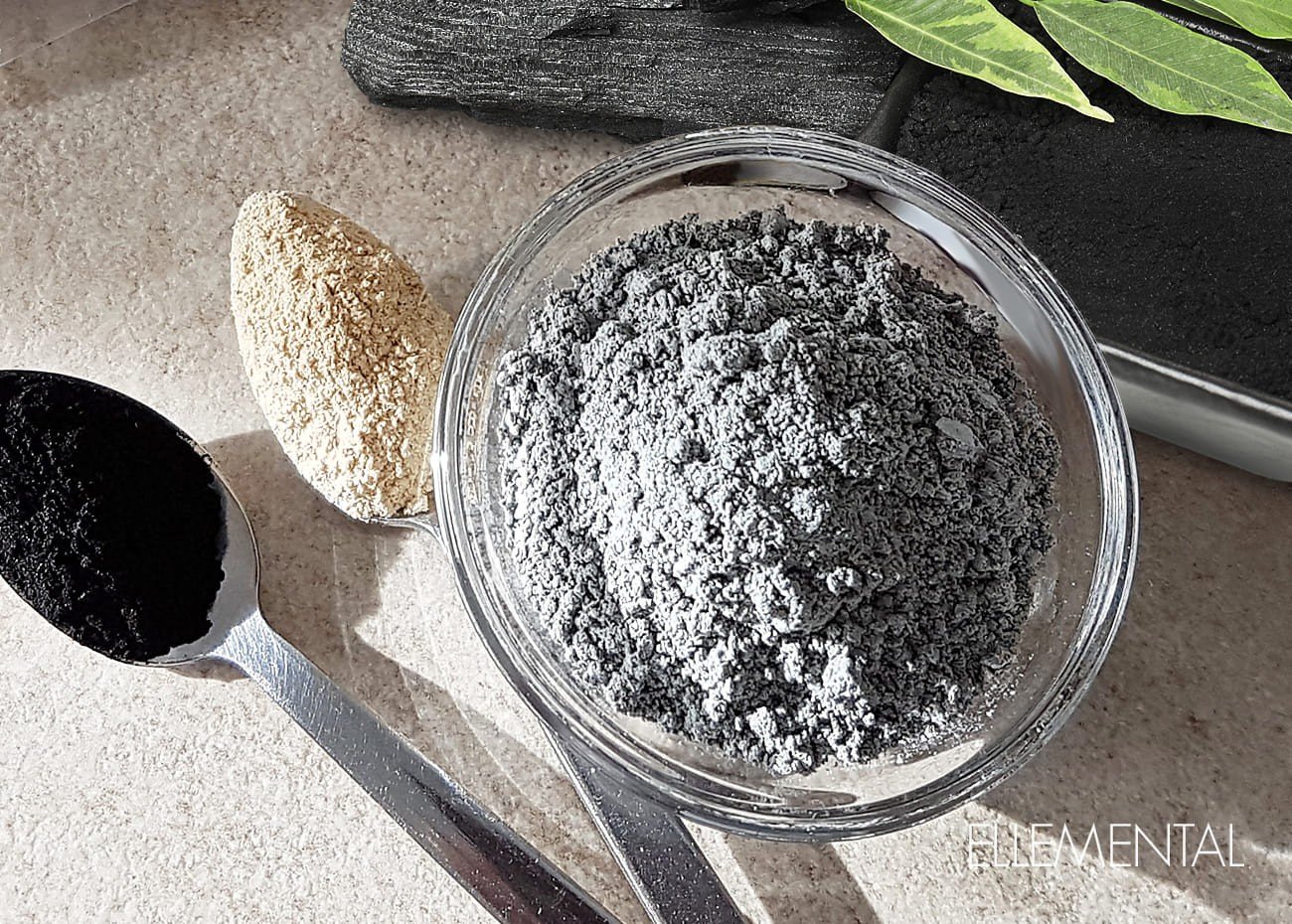 Kaolin & Aktiv szén fogpor
