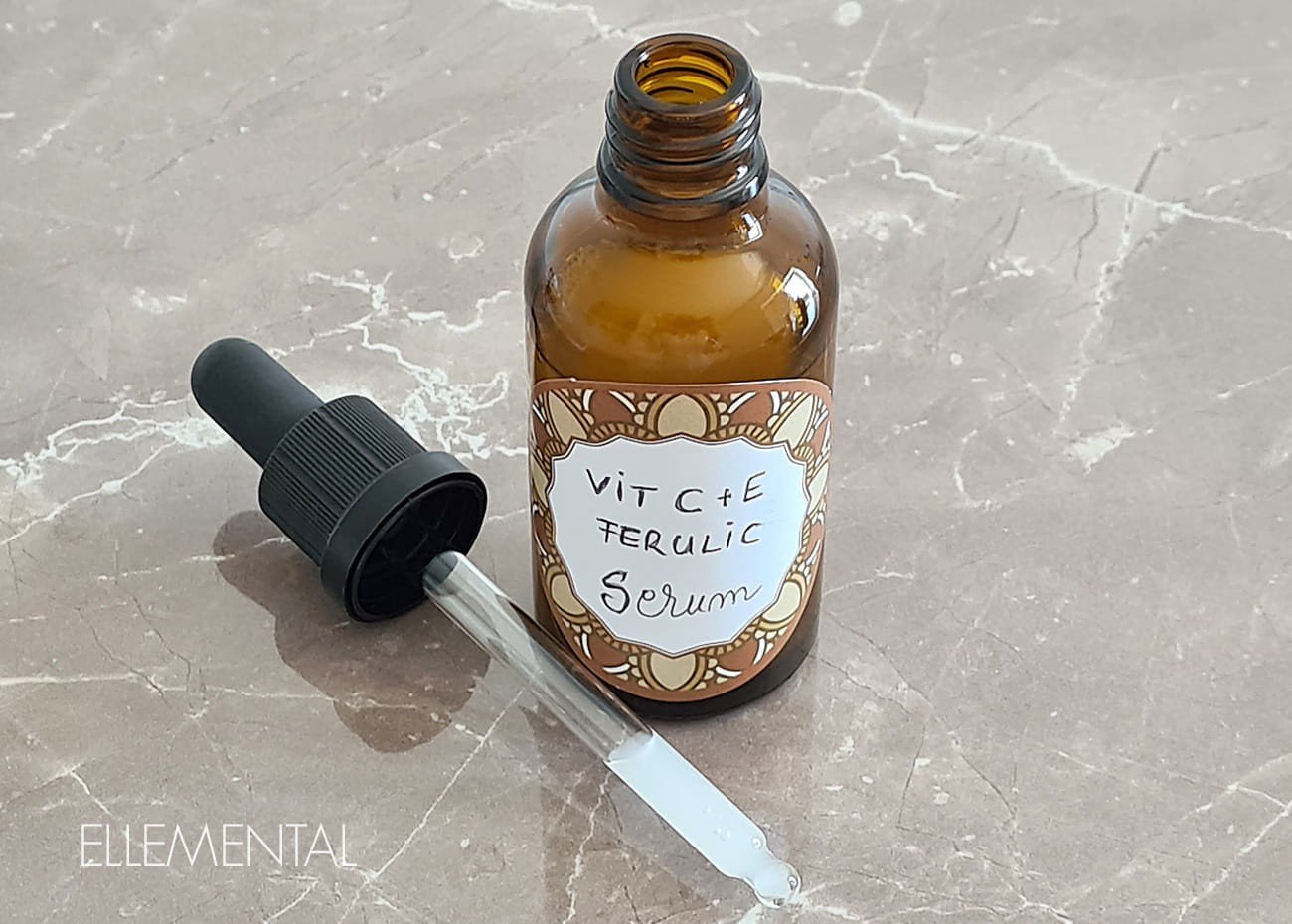 C, E vitamin + Ferulinsav szérum