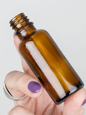 Üvegpalack Brown DIN18, 30 ml - Img 3