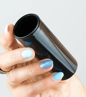 LYRA fekete Airless kozmetikai flakon 50 ml - Img 2