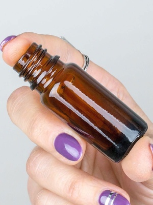Üvegpalack Brown DIN18, 10 ml - Img 3