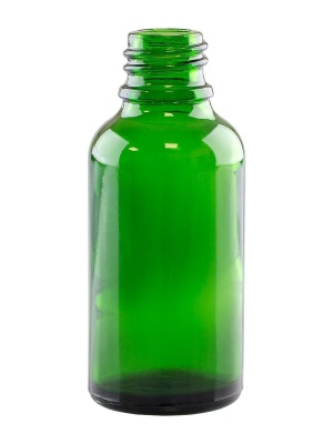 Üvegpalack Green DIN18, 30 ml - Img 2