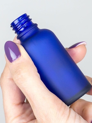 Üvegpalack Ele Kék matt 30 ml - Img 4