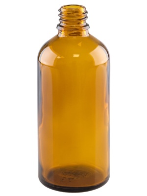Üvegpalack Brown DIN18, 100 ml - Img 4