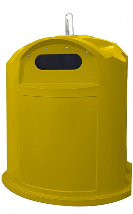 Eurocontainer tip clopot plastic Igloo Model S - 1500l, Galben