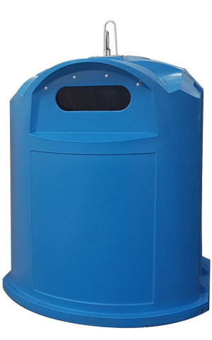 Eurocontainer tip clopot plastic Igloo Model M - 1700l, Albastru