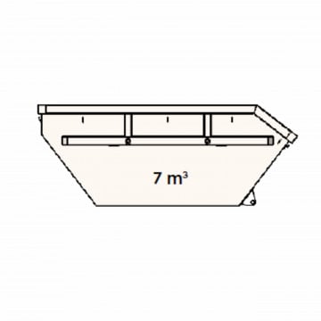 Container metalic Skip Asimetric 7m³ - 9tone - Img 2