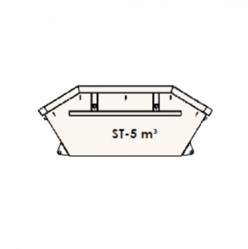 Container metalic Skip Simetric Tesit 5m³ - 7tone - Img 2