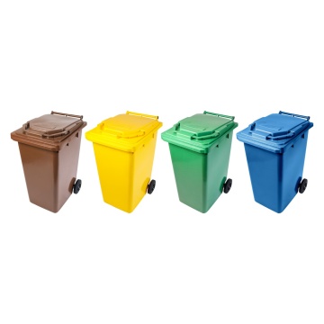 Set Promo 4 Pubele 240 l, Colorate colectare selectiva - Img 2