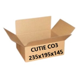 200 buc cutie carton natur 235 x 195 x 145 mm