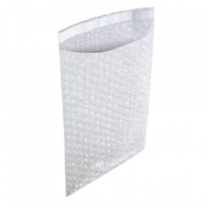 Set 100 buc Punga folie cu bule cu banda adeziva, 300 x 400 mm + 50mm clapeta, 3 straturi 90 gr/mp superprotectie