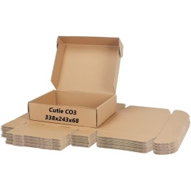 200 buc Cutie carton NATUR 338 x 243 x 68 mm - Img 2