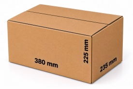 25 buc Cutie carton NATUR 380 x 235 x 225 mm
