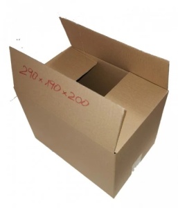 Set 120 buc Cutie carton NATUR 290 x 190 x 200 mm - Img 2