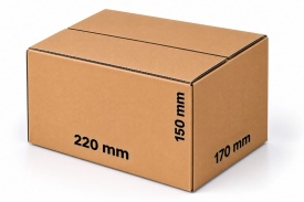 Set de 50 buc cutie carton de 220 x 170 x 150 mm