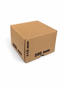 50 buc Cutie carton NATUR 200 x 200 x 115 mm