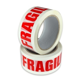 1 buc Banda adeziva FRAGILE cu zgomot