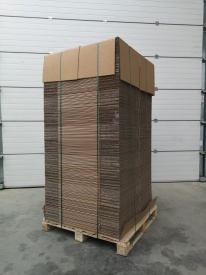 205 buc cutii carton 640 x 400 x 200 - 1 pal - 3 straturi