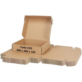 25 buc Cutie carton NATUR 390 x 380 x 120 mm - Img 2