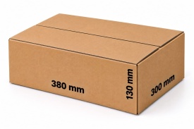 25 buc Cutie carton NATUR 380 x 300 x 130 mm