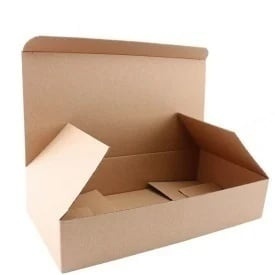 Set 100 buc Cutie carton Natur 165 x 125 x 155 mm