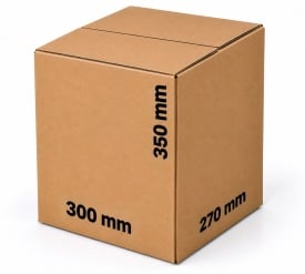 1 buc Cutie carton NATUR 300 x 270 x 350 mm - 5 straturi