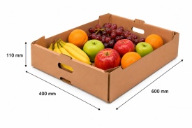 15 buc Ladita fructe mica 600 x 400 x 110 mm - K11