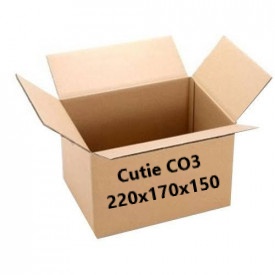 Set 30 buc Cutie carton NATUR 220 x 170 x 150 mm