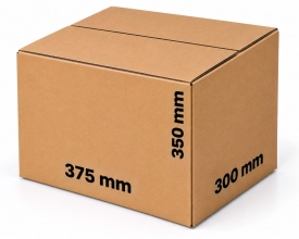 100 buc Cutie carton NATUR 375 x 300 x 350 mm