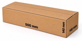 25 buc Cutie carton NATUR 500x140x140 mm