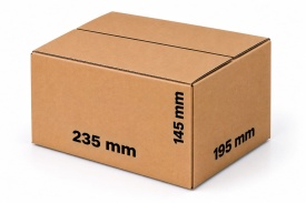 50 buc cutie carton natur 235 x 195 x 145 mm