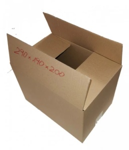 Set 30 buc Cutie carton NATUR 290 x 190 x 200 mm - Img 2