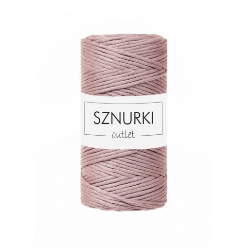 Mauve twisted cord 3mm 100m  / 330g