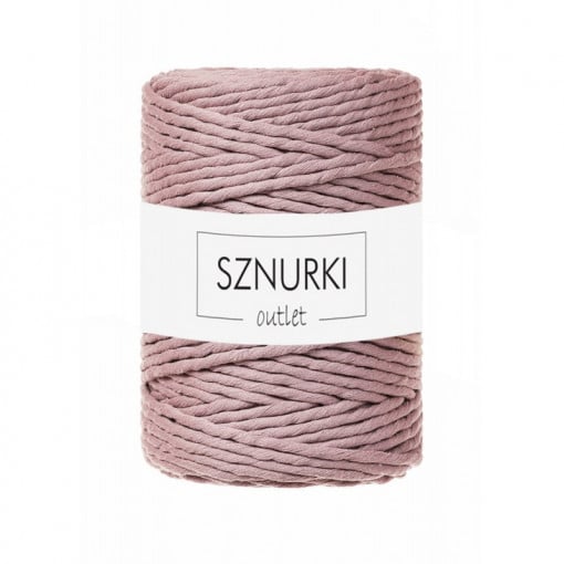 Mauve twisted cord 5mm 100m / 660g