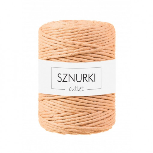 Peach Fuzz twisted cord 5mm 100m / 660g