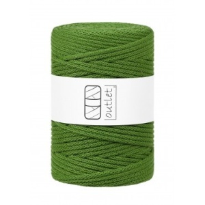 Asparagus Green braided cord 5mm 100m / 500g