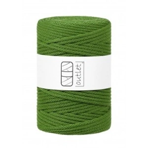 Asparagus Green braided cord 5mm 100m / 500g